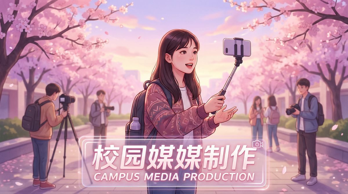 玩物社区传媒-校园vlog拍摄教程